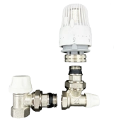  Комплект для підключення радіатора з термоголовкою (прямий) Tervix Pro Line Radiator Set 1 (371112)