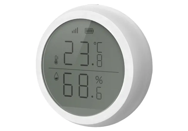 Беспроводной датчик температуры и влажности с экраном Tervix Pro Line ZigBee T&H (412041)