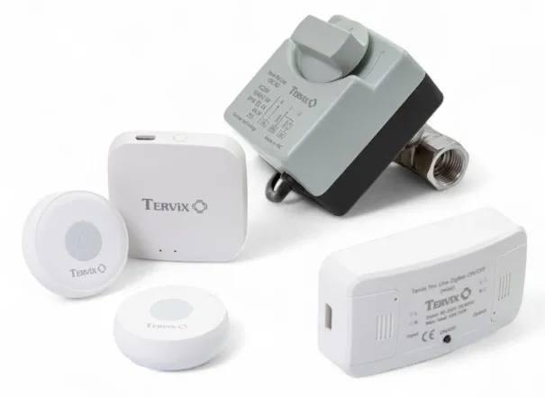 Система защиты от затопления для «умного» дома Tervix ZigBee Water Stop на 1 трубу 1/2" (4912611-1)