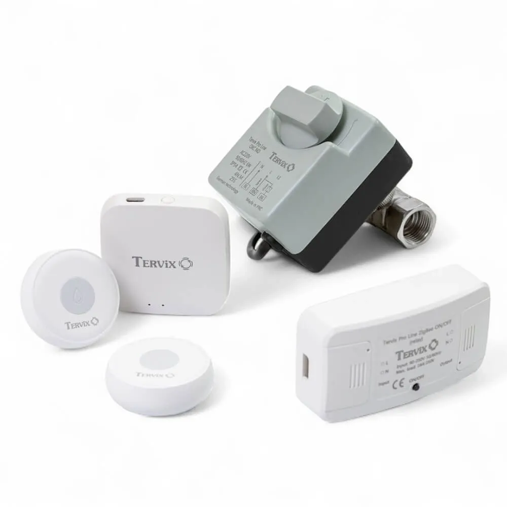 Система защиты от затопления для «умного» дома Tervix ZigBee Water Stop на 1 трубу 3/4" (4912612-1)