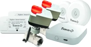 Система захисту від потопу для дому Tervix ZigBee Water Stop Premium на 2 труби 3/4" (4922622)