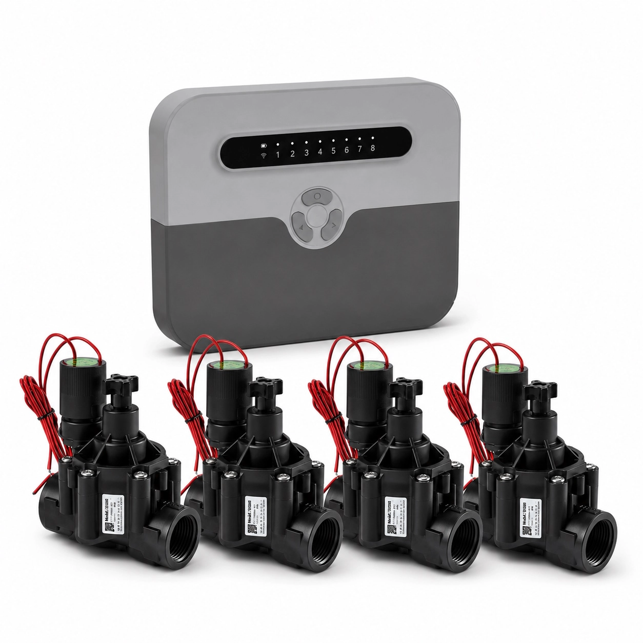 Комплект для автоматического полива Tervix WiFi (контроллер + 4 клапана DN25) (499426)