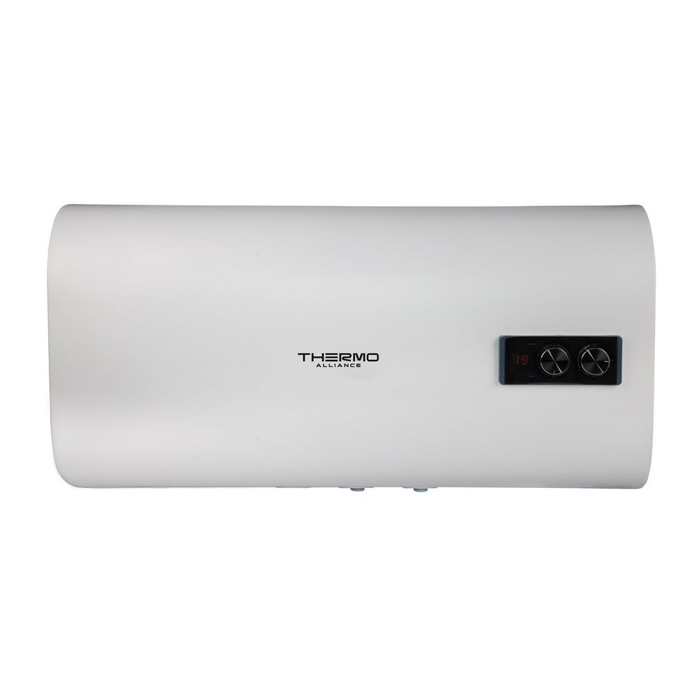 Водонагрівач електричний Thermo Alliance 100 л плоский горизонтальний, мокрий ТЕН 2 кВт (0,8+1,2) (DT100H20G(PD)) 