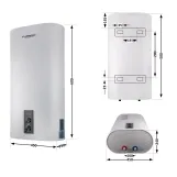 Водонагреватель электрический Thermo Alliance 30 л плоский вертикальный, сухой ТЭН 2 кВт (0,8+1,2) (DT30V20G(PD)-D/2) Фото - 1