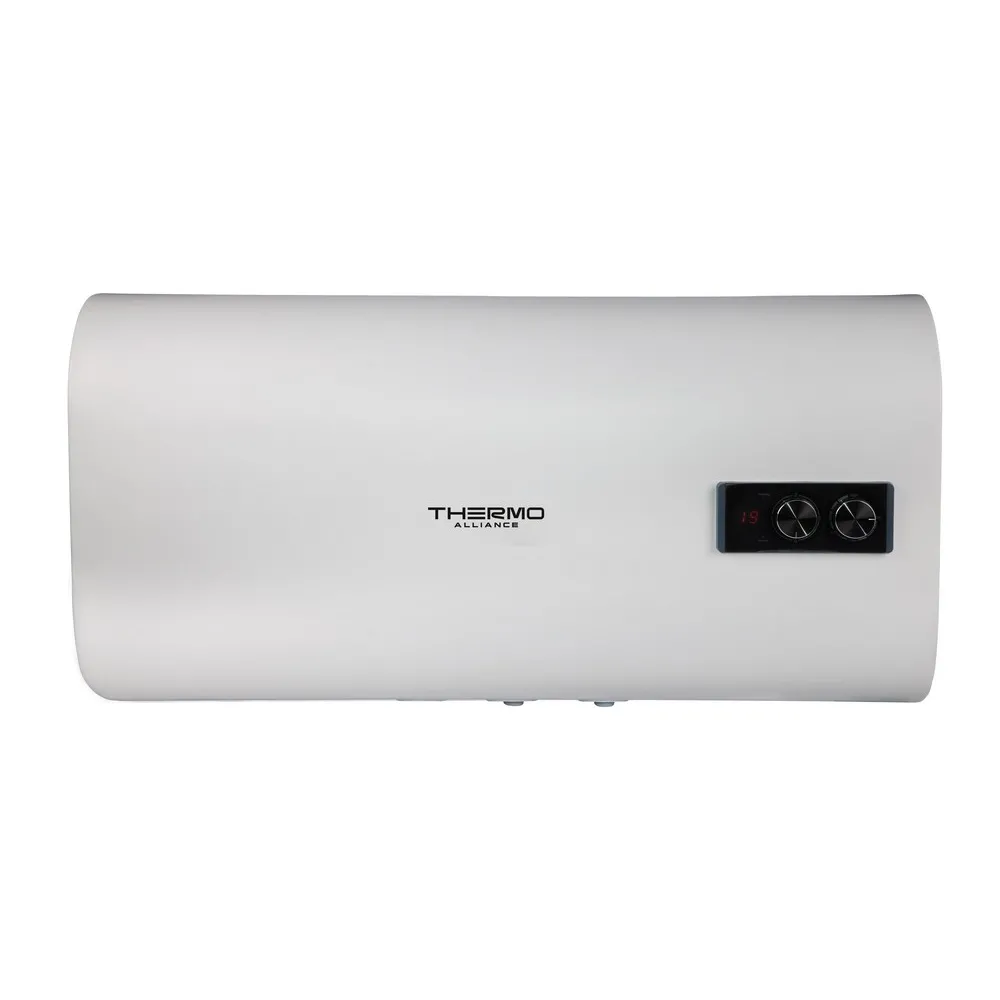 Водонагреватель электрический Thermo Alliance 50 л плоский горизонтальный, мокрый ТЭН 2 кВт (0,8+1,2) (DT50H20G(PD))