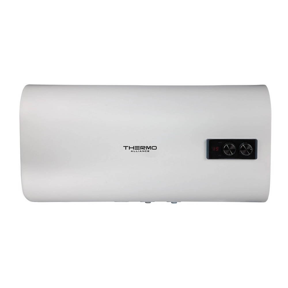 Водонагреватель электрический Thermo Alliance 80 л плоский горизонтальный, мокрый ТЭН 2 кВт (0,8+1,2) (DT80H20G(PD))