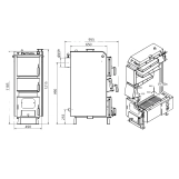Котел твердотопливный стальной Thermo Alliance Ferrum Plus V 4.0 FSF+ 16 Фото - 7