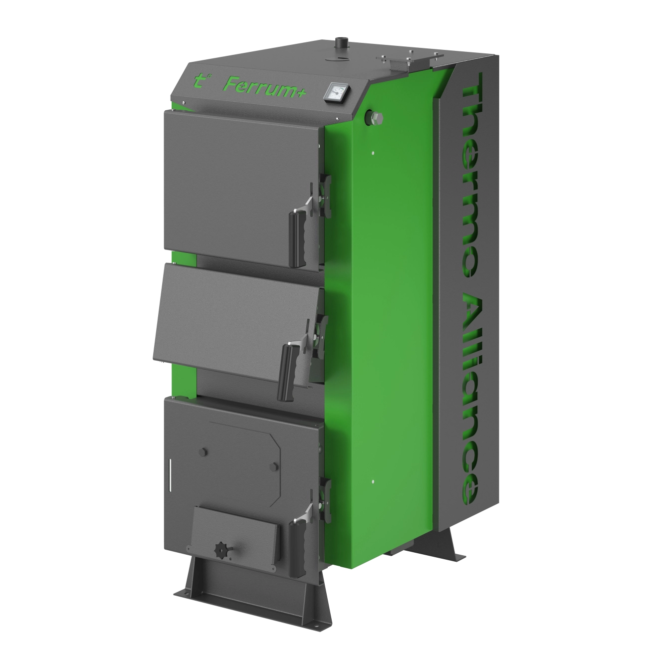 Котел твердотопливный стальной Thermo Alliance Ferrum Plus V 4.0 FSF+ 26