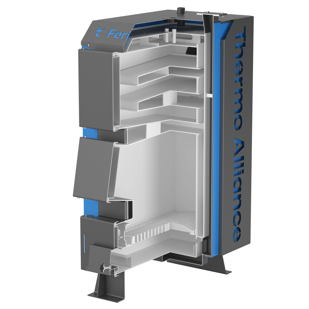 Котел твердопаливний сталевий Thermo Alliance Ferrum V 4.0 FSF 12 Фото - 4
