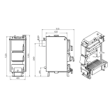 Котел твердопаливний сталевий Thermo Alliance Ferrum V 4.0 FSF 20 Фото - 7