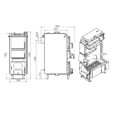 Котел твердотопливный стальной Thermo Alliance Ferrum Plus V 4.0 FSF+ 30 Фото - 7