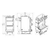 Котел твердопаливний сталевий Thermo Alliance Ferrum W V 5.0 FW 18 Фото - 8