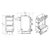 Котел твердотопливный стальной Thermo Alliance Ferrum W V 5.0 FW 22 Фото - 8