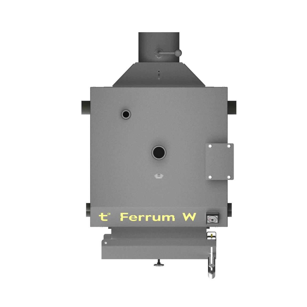Котел твердопаливний сталевий Thermo Alliance Ferrum W V 5.0 FW 26 Фото - 4