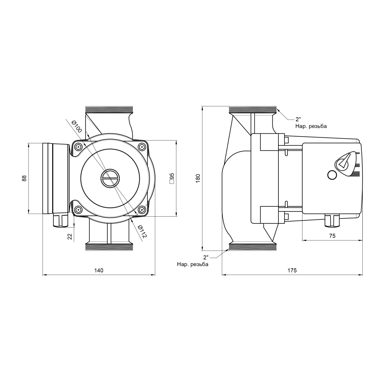 Насос циркуляційний Thermo Alliance LPS 32/80/180 Фото - 1