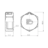 Заглушка Thermo Alliance Forte 1/2" ВР SF35215 Фото - 1