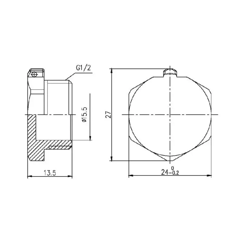 Заглушка Thermo Alliance Forte 1/2" ЗР SF35315 Фото - 1