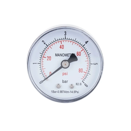 Манометр Thermo Alliance Standart 6 бар 1/4" , заднє підмикання SD1716B