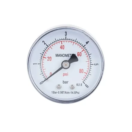 Манометр Thermo Alliance Standart 6 бар 1/4", заднее подключение SD1716B
