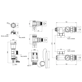 Змішувальна група Thermo Alliance Standart 1'' без байпаса SF006W25 Фото - 1