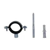 Хомут Thermo Alliance Standart 2" с черной резиной (D60-64 мм) SD10050B Фото - 3