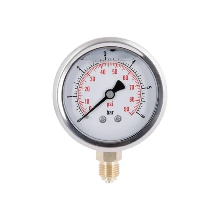 Манометр с глицерином Thermo Alliancе Forte 6 бар, 1/4 "С, нижнее подключение TAF170G6B