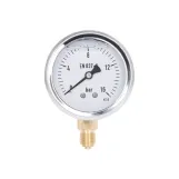 Манометр глицериновый Thermo Alliance Forte d63мм, 1/4 "С с нижним подключением (латунь) 0-16бар TAF170G16B