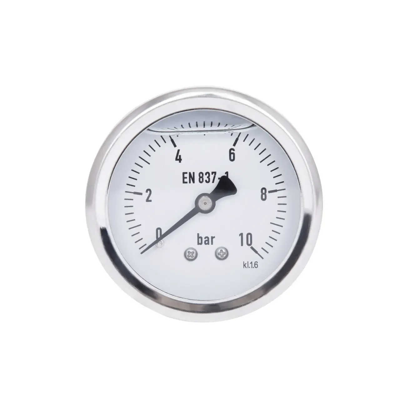 Манометр гліцериновий Thermo Alliancе Forte d63мм, 1/4"З із заднім підключенням (латун.) 0-10бар TAF171G10B
