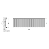 Радиатор стальной Thermo Alliance 22 тип 600х2000 Фото - 1