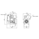 Насосна станція Thermo Alliance PZB750A 0,75 кВт Фото - 1