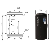 Теплоакумулятор Thermo Alliance TA-ТАМ-00 2000 60 мм Фото - 1