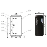 Теплоаккумулятор Thermo Alliance TA-ТАМ-00 350 с изоляцией 60 мм Фото - 1