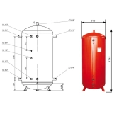 Теплоакумулятор Thermo Alliance TA-ТАМ-00 750 без ізоляції Фото - 1