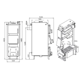 Котел твердопаливний сталевий Thermo Alliance Vulcan V 4.0 SF 27 Фото - 7