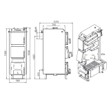 Котел твердотопливный стальной Thermo Alliance Vulcan V 4.0 SF 35 Фото - 7