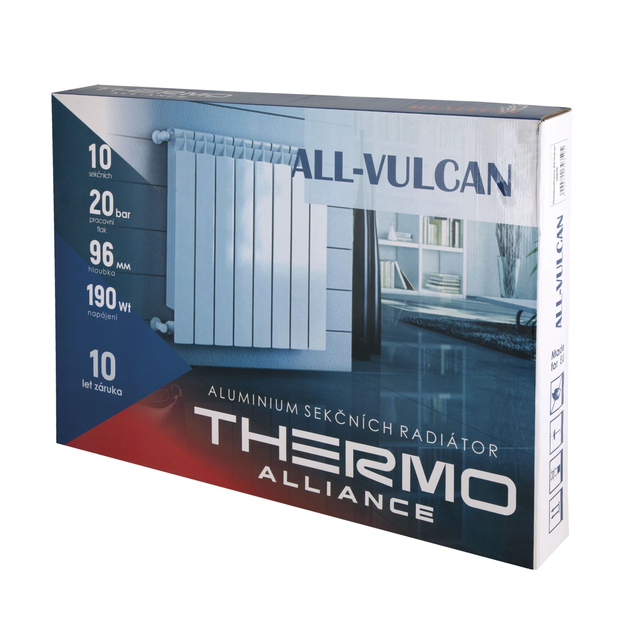 Радіатор алюмінієвий Thermo Alliance All-Vulcan 500/96 Фото - 8