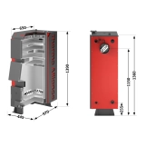 Котел твердопаливний сталевий Thermo Alliance Vulcan V 4.0 SF 15 Фото - 1