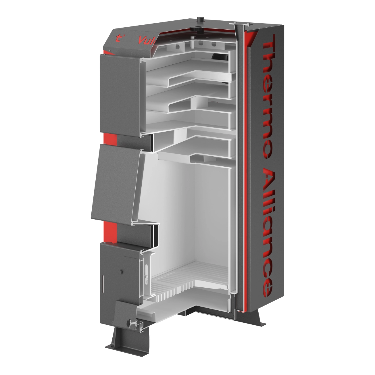 Котел твердопаливний сталевий Thermo Alliance Vulcan V 4.0 SF 20 Фото - 4