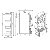 Котел твердопаливний сталевий Thermo Alliance Vulcan V 4.0 SF 20 Фото - 7