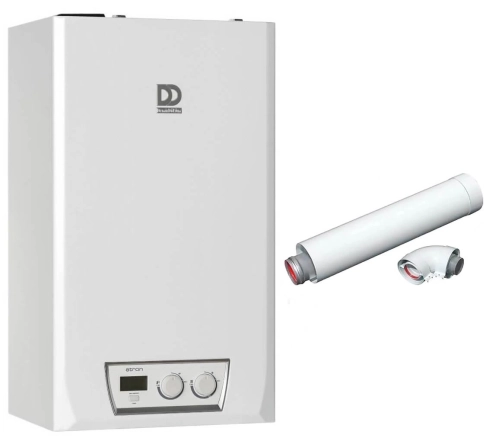 Газовый котел Demir Dokum Atron 24 + труба