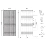 Сонячна панель Tongwei TWMNH-66HD630W Bifacial N-type 41V 15А 630Вт Фото - 1