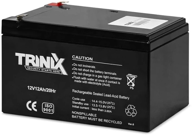 Акумуляторна батарея Trinix AGM 12V 12Ah (44-00033)