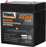 Акумуляторна батарея Trinix AGM 12V 4Ah (44-00040)