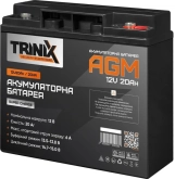 Акумуляторна батарея Trinix AGM Super Charge 12V 20Ah (44-00049)