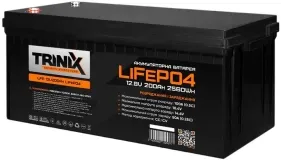 Акумуляторна батарея Trinix LiFePo4 12V 200Ah (44-00055)