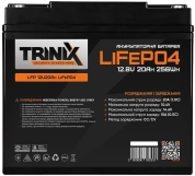 Акумуляторна батарея TriniX LFP 12V20Ah LiFePO4 12.8V 20Ah (44-00093) Фото - 1