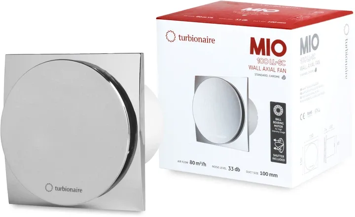 Вытяжной вентилятор Turbionaire MIO 100 LLSC Фото - 4