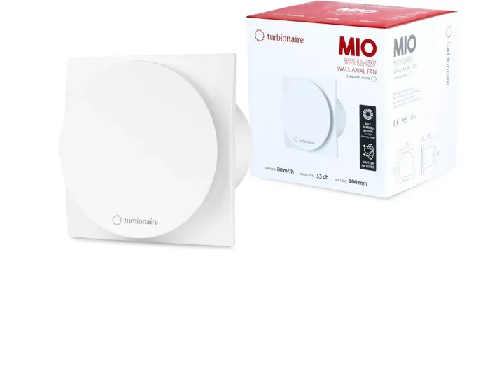 Вытяжной вентилятор Turbionaire MIO 100 LLSW Фото - 6