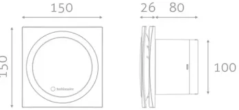 Вытяжной вентилятор Turbionaire RING 100 SW Фото - 8