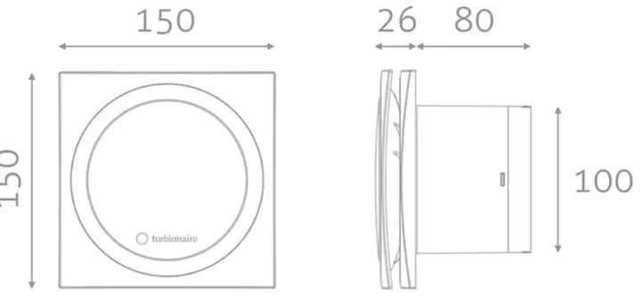 Вытяжной вентилятор Turbionaire RING 100 TW Фото - 9